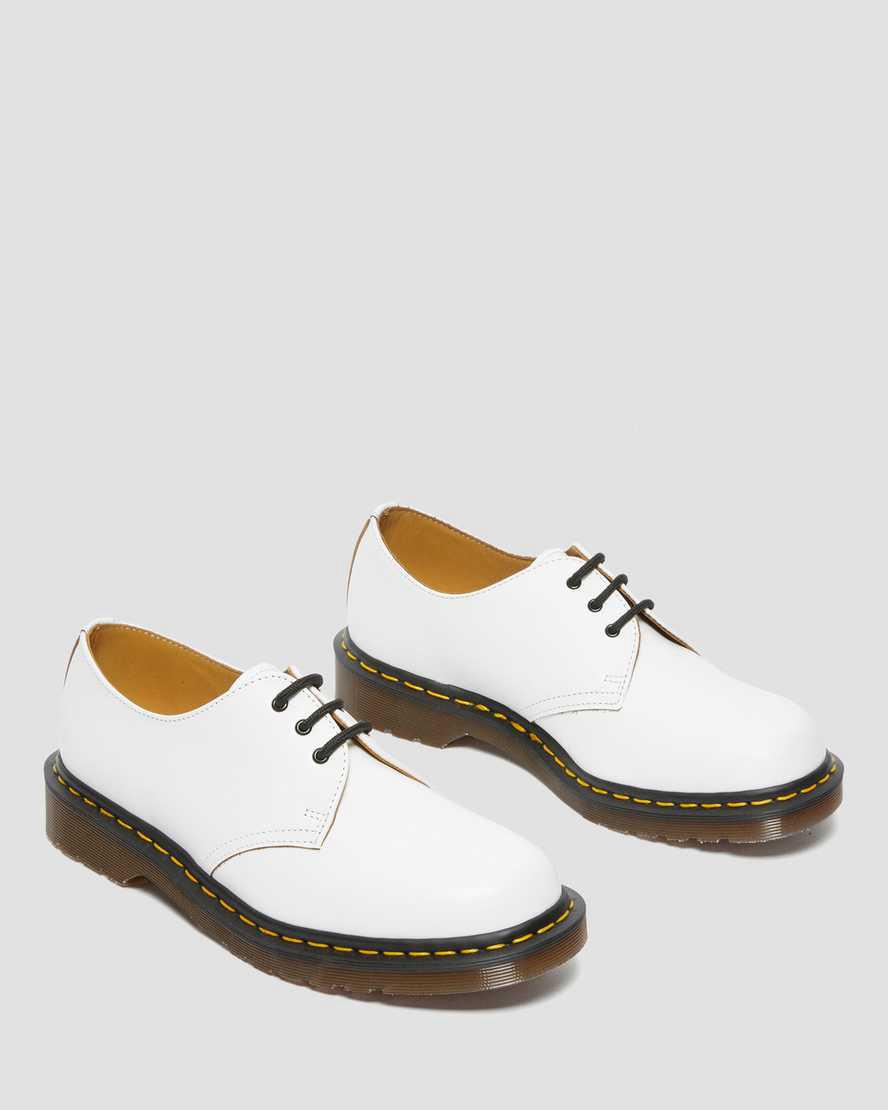 Dr Martens 1461 Vintage Made in England Naisten Oxford Kengät Valkoinen  Suomi |  0812ZOJBV