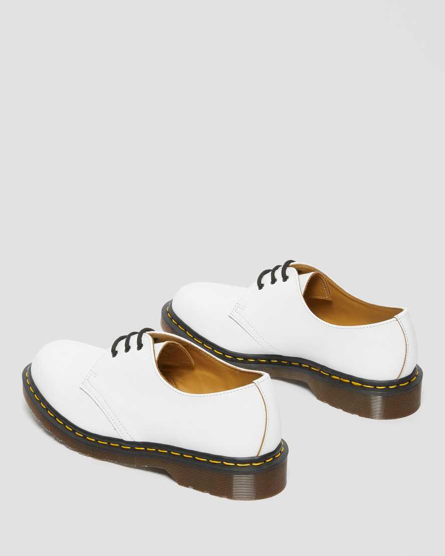 Dr Martens 1461 Vintage Made in England Naisten Oxford Kengät Valkoinen  Suomi |  0812ZOJBV