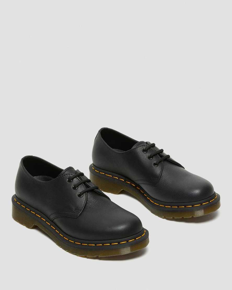 Dr Martens 1461 Virginia Leather Naisten Oxford Kengät Mustat  Suomi |  7958NEAHM