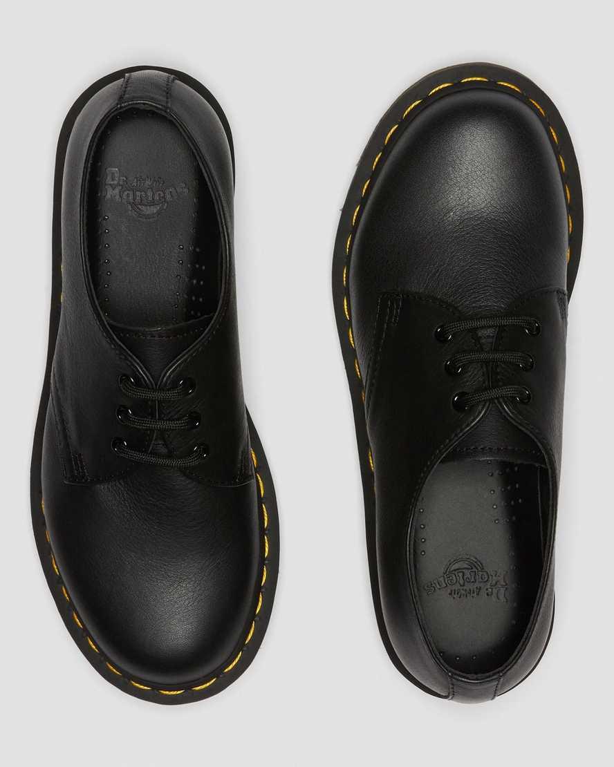 Dr Martens 1461 Virginia Leather Naisten Oxford Kengät Mustat  Suomi |  7958NEAHM