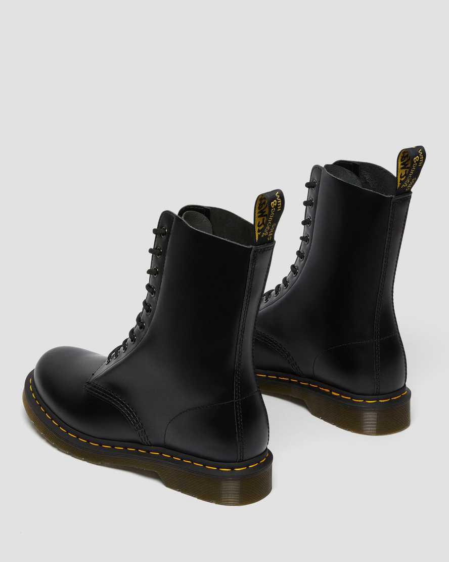 Dr Martens 1490 Smooth Leather Mid Calf Miesten Nilkkurit Mustat  Suomi |  1406VWBLG