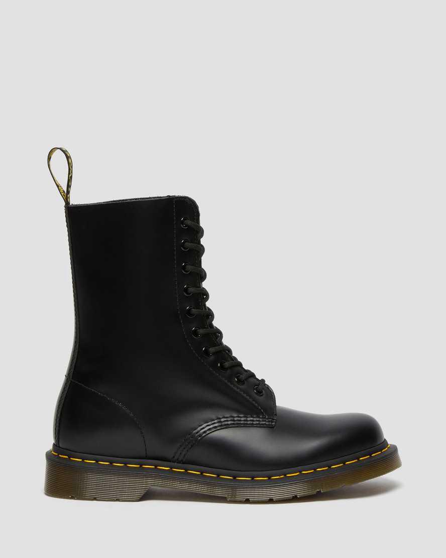 Dr Martens 1490 Smooth Leather Mid Calf Miesten Nilkkurit Mustat  Suomi |  1406VWBLG