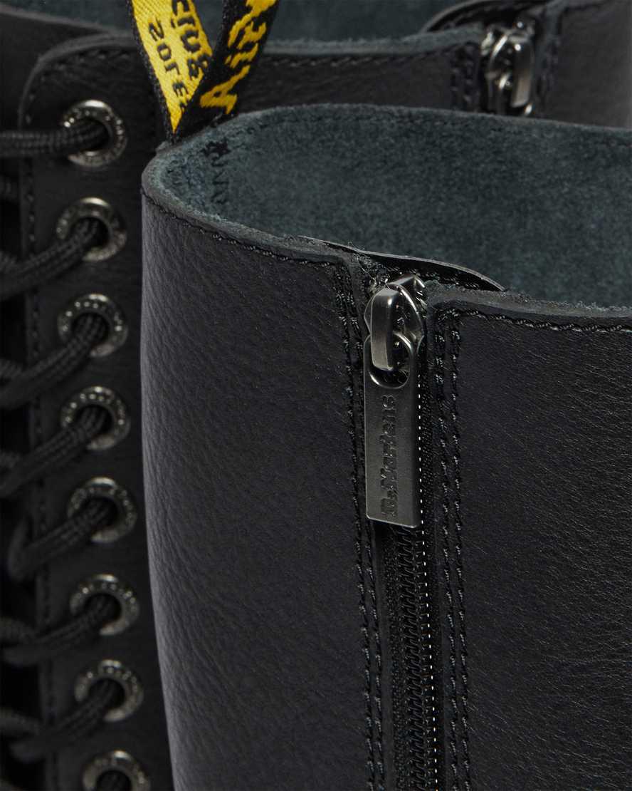 Dr Martens 1B60 Bex Pisa Leather Knee High Naisten Platform Saappaat Mustat  Suomi |  9465DBRKN