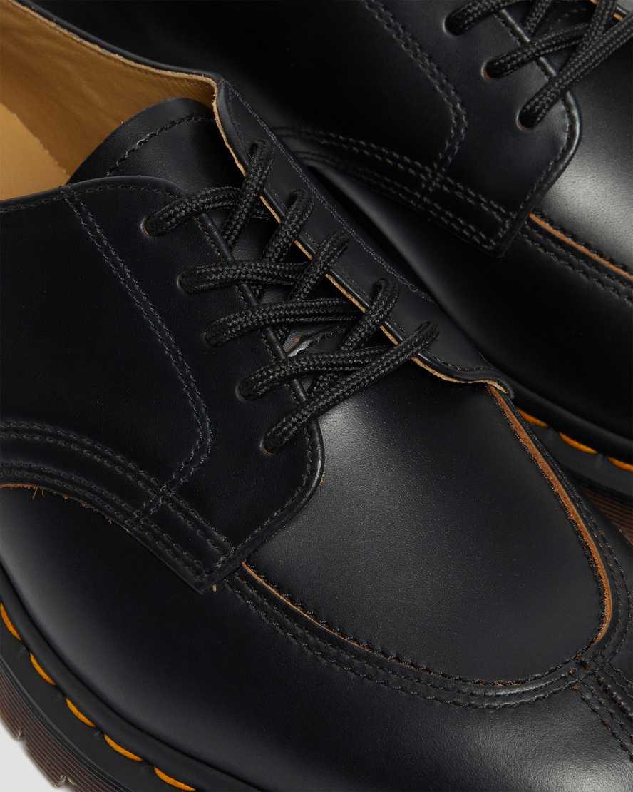 Dr Martens 2046 Vintage Smooth Leather Miesten Oxford Kengät Mustat  Suomi |  3246MBHOT