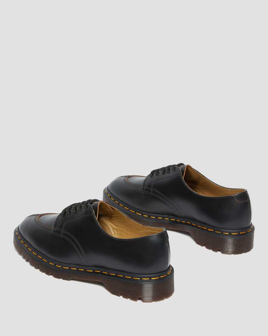 Dr Martens 2046 Vintage Smooth Leather Miesten Oxford Kengät Mustat  Suomi |  3246MBHOT