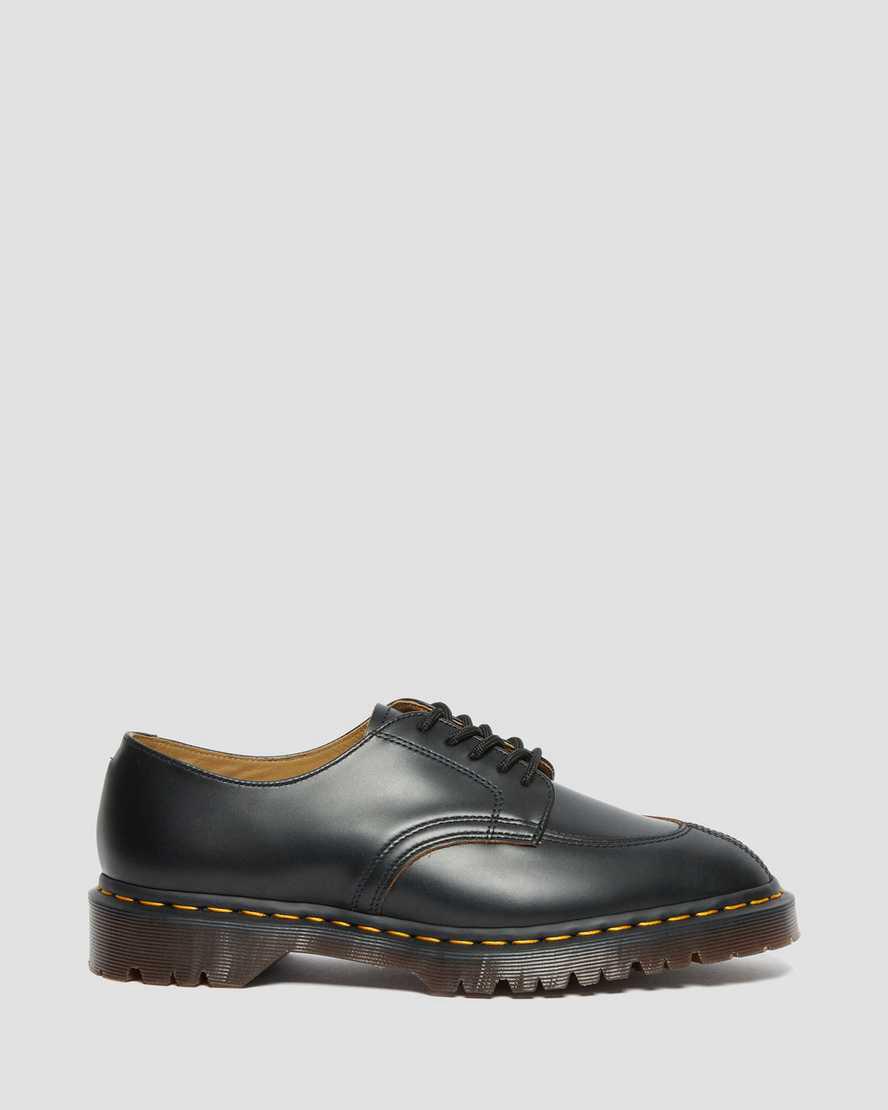 Dr Martens 2046 Vintage Smooth Leather Miesten Oxford Kengät Mustat  Suomi |  3246MBHOT