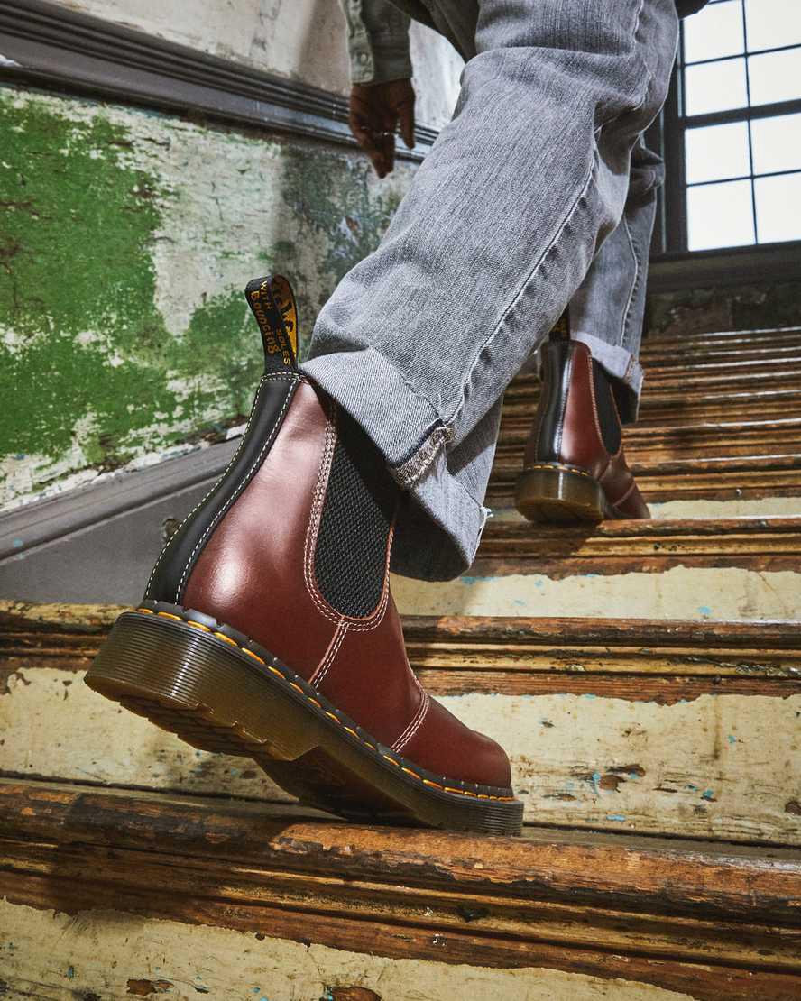 Dr Martens 2976 Abruzzo Leather Chelsea Miesten Originals Boots Brown/Black Abruzzo Wp  Suomi |  7502THMSN