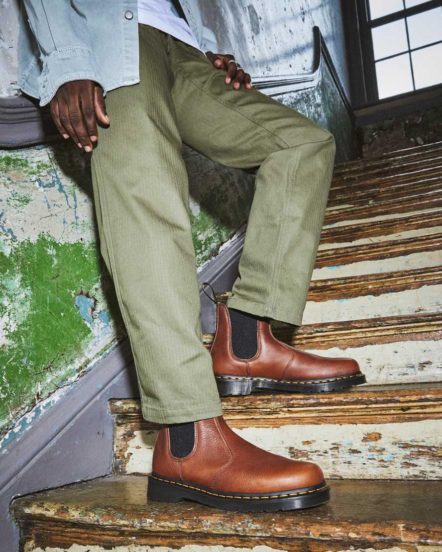 Dr Martens 2976 Ambassador Leather Chelsea Naisten Originals Boots Ruskea  Suomi |  0625NFYJR