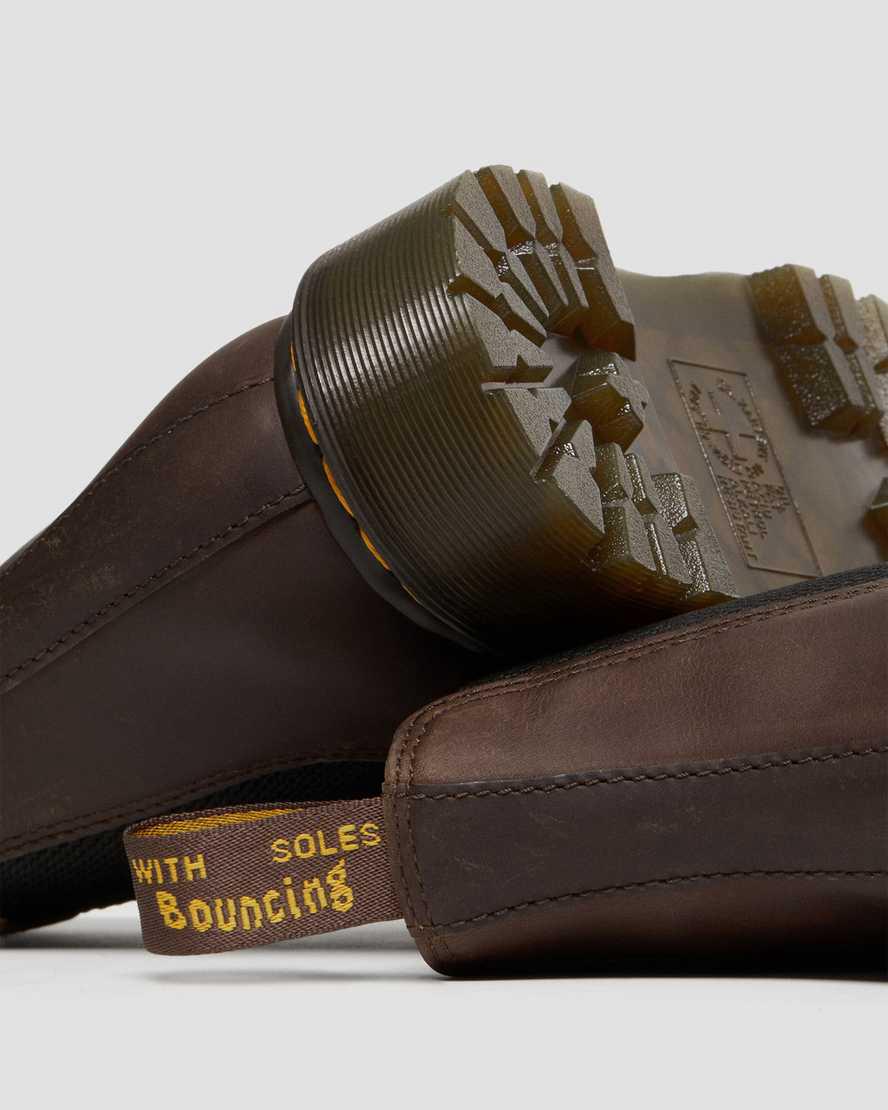 Dr Martens 2976 Bex Crazy Horse Chelsea Miesten Platform Saappaat Tummanruskea  Suomi |  7650JGXQD