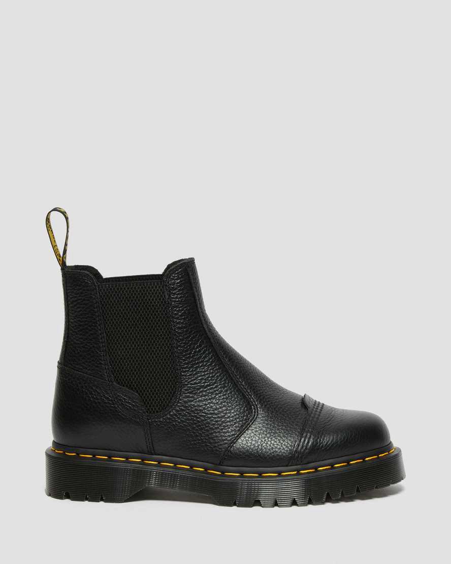 Dr Martens 2976 Bex Faux Fur-Lined Platform Chelsea Miesten Nilkkurit Mustat  Suomi |  7132QRGFB