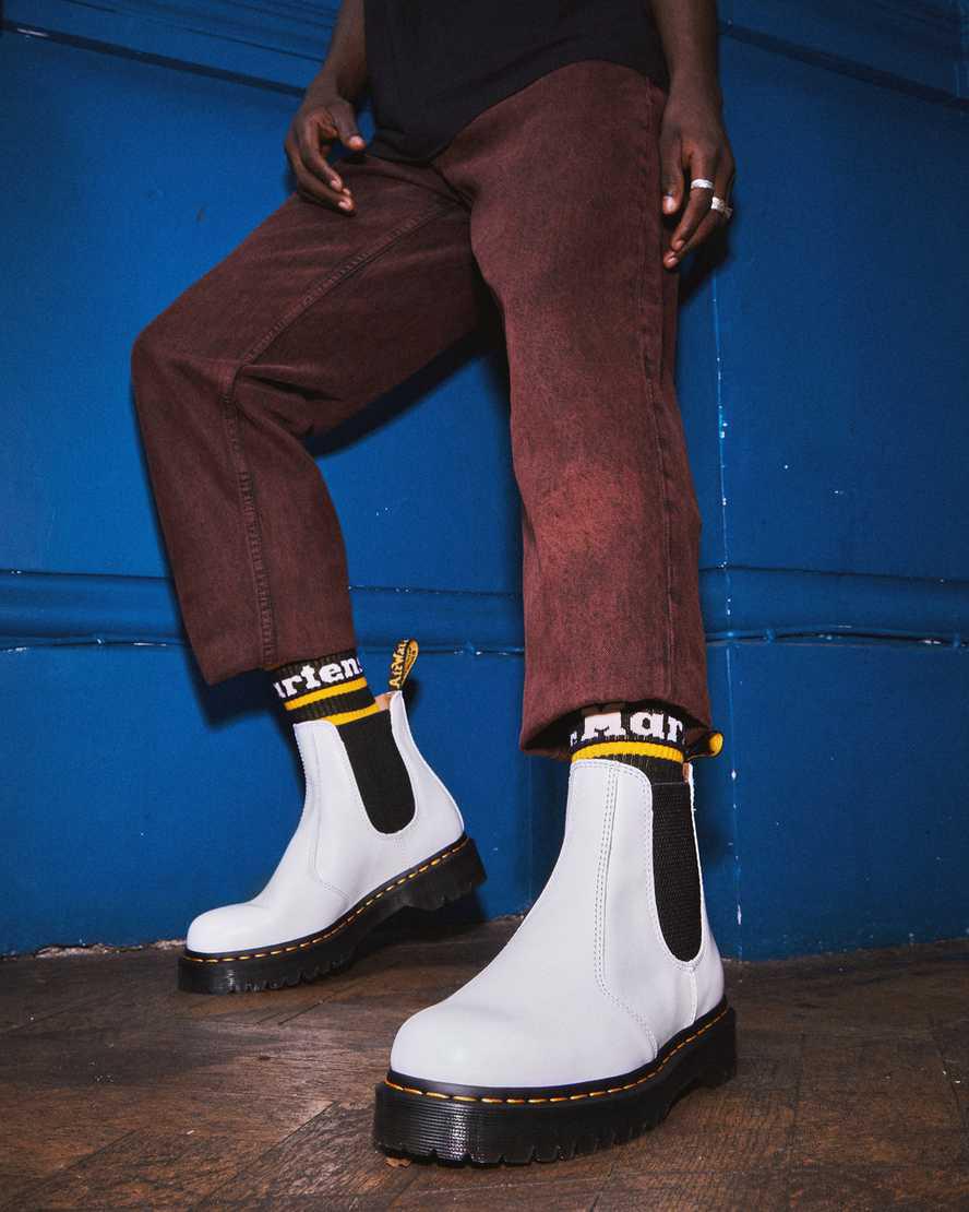 Dr Martens 2976 Bex Smooth Leather Chelsea Naisten Originals Boots Valkoinen  Suomi |  8510GXTNC