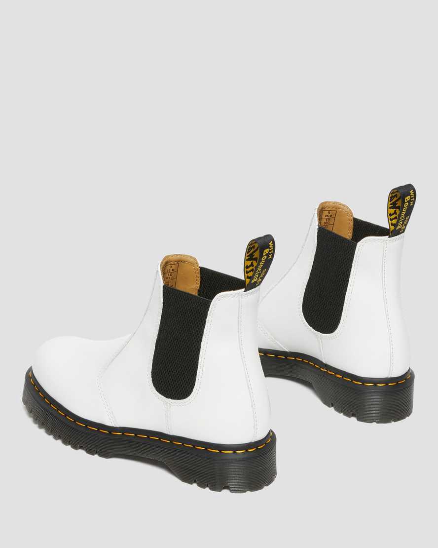 Dr Martens 2976 Bex Smooth Leather Chelsea Miesten Nilkkurit Valkoinen  Suomi |  9417DSLRX