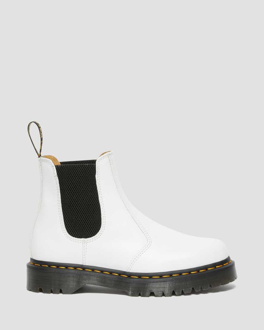 Dr Martens 2976 Bex Smooth Leather Chelsea Miesten Nilkkurit Valkoinen  Suomi |  9417DSLRX