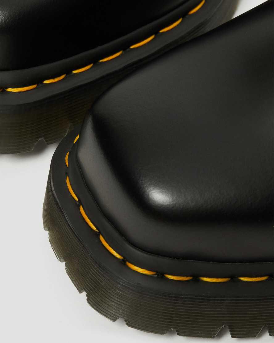 Dr Martens 2976 Bex Squared Toe Leather Chelsea Miesten Originals Boots Mustat  Suomi |  9634IBTJP