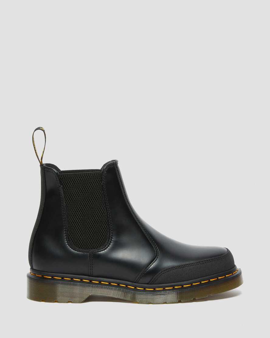 Dr Martens 2976 Guard Panel Leather Naisten Chelsea Saappaat Black/Dual Original  Suomi |  0594NCUJV