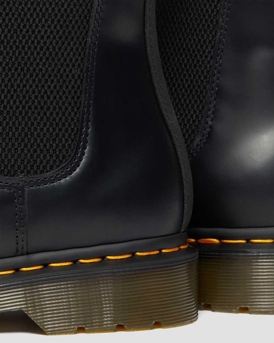 Dr Martens 2976 Guard Panel Leather Naisten Chelsea Saappaat Black/Dual Original  Suomi |  0594NCUJV