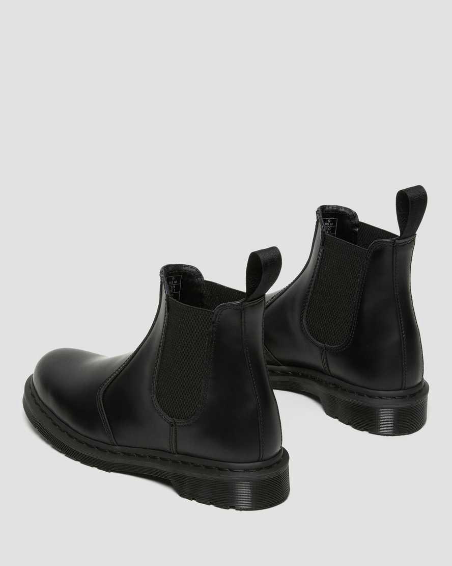 Dr Martens 2976 Mono Smooth Leather Chelsea Miesten Originals Boots Mustat  Suomi |  4602OEKAU
