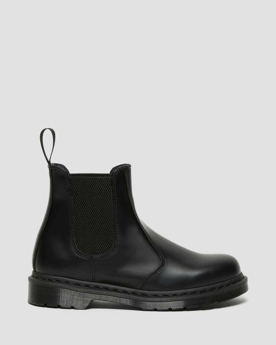 Dr Martens 2976 Mono Smooth Leather Chelsea Miesten Originals Boots Mustat  Suomi |  4602OEKAU