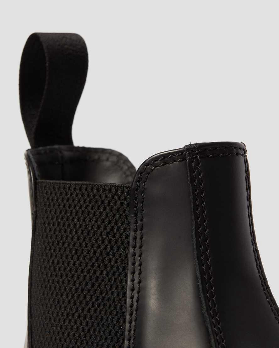 Dr Martens 2976 Mono Smooth Leather Chelsea Miesten Originals Boots Mustat  Suomi |  4602OEKAU
