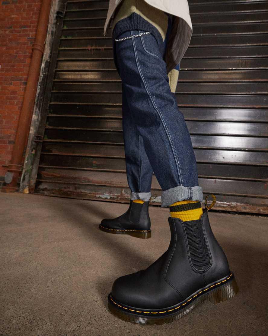 Dr Martens 2976 Nappa Leather Chelsea Naisten Nilkkurit Mustat  Suomi |  1503RKAHF