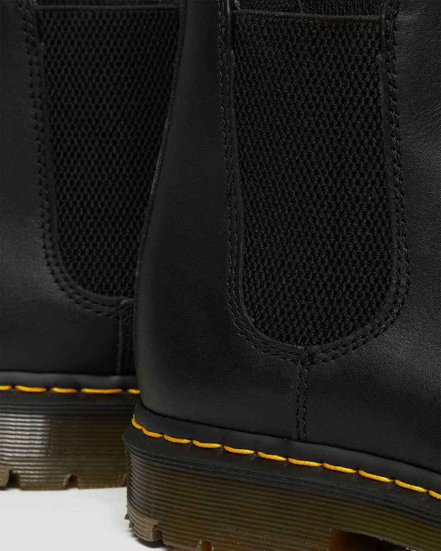 Dr Martens 2976 Slip Resistant Leather Chelsea Miesten Nilkkurit Mustat  Suomi |  4318JFPZL