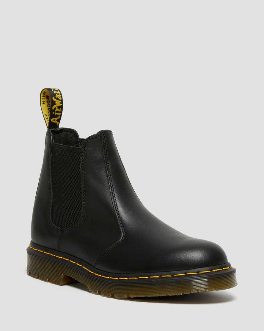 Dr Martens 2976 Slip Resistant Leather Chelsea Miesten Nilkkurit Mustat  Suomi |  4318JFPZL