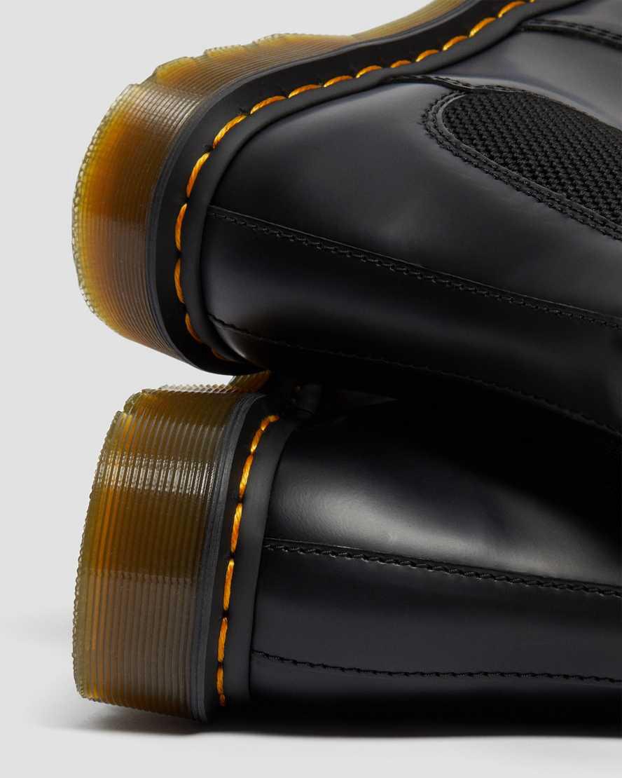 Dr Martens 2976 Smooth Leather Naisten Chelsea Saappaat Mustat  Suomi |  9804PCMHG