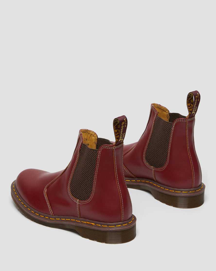 Dr Martens 2976 Vintage Made In England Chelsea Naisten Originals Boots Punainen  Suomi |  3924IYBPZ