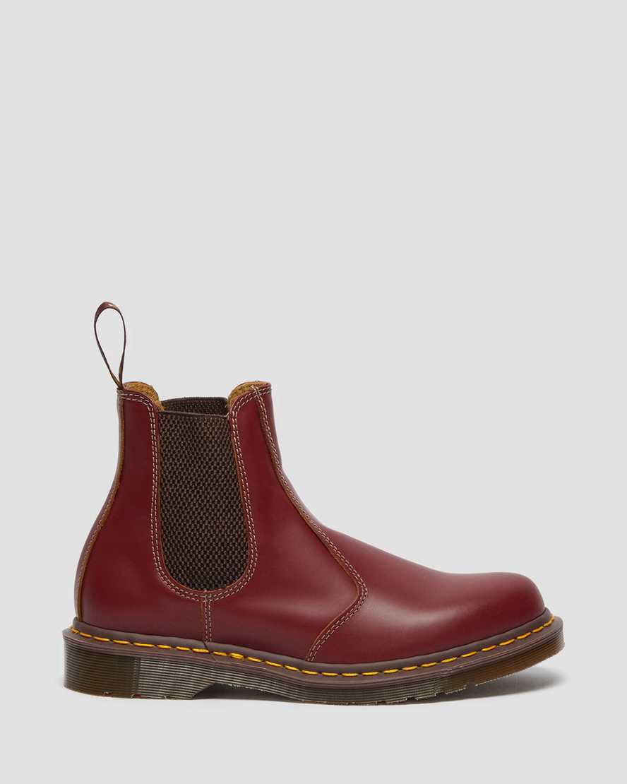 Dr Martens 2976 Vintage Made In England Chelsea Naisten Originals Boots Punainen  Suomi |  3924IYBPZ