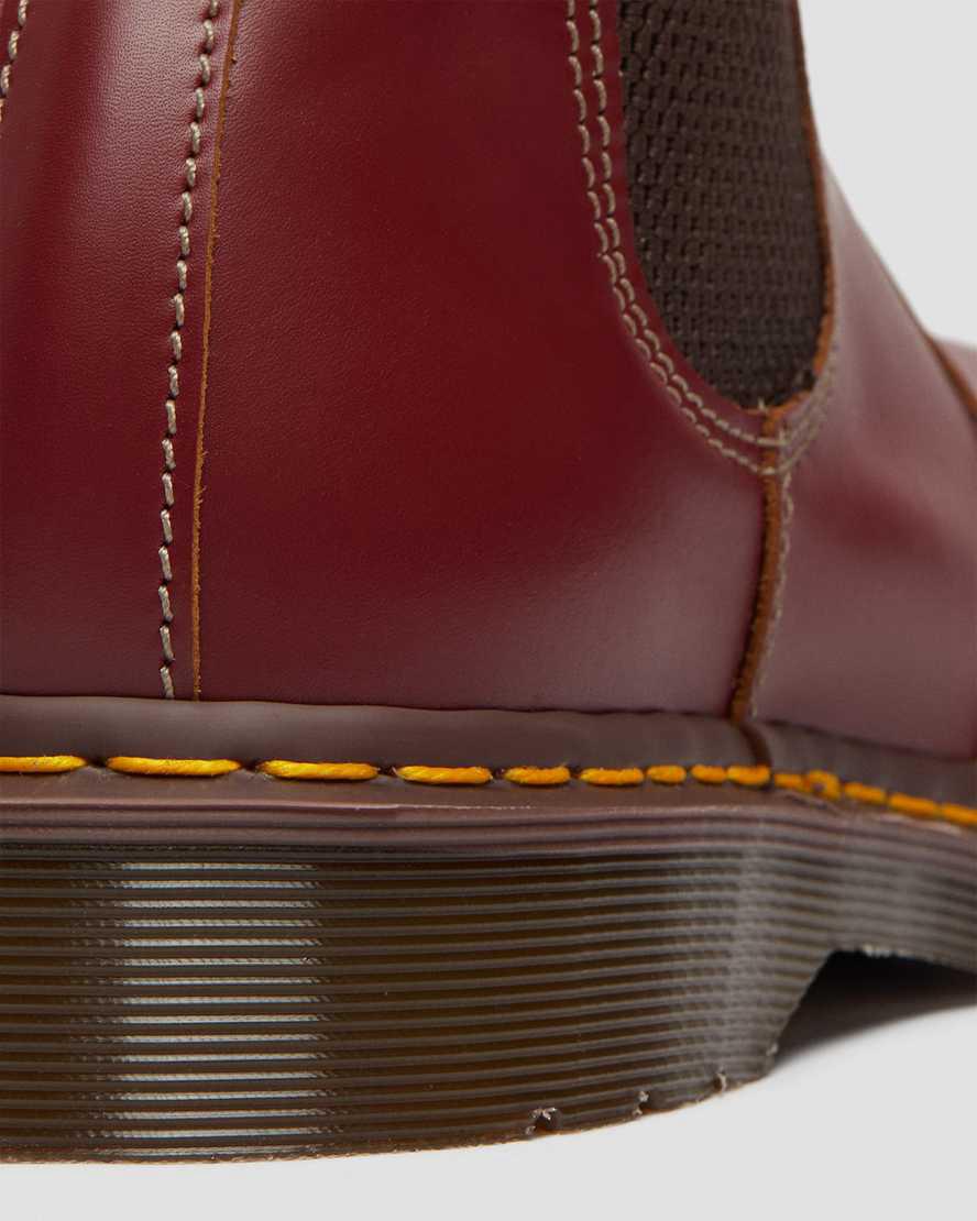 Dr Martens 2976 Vintage Made In England Chelsea Naisten Originals Boots Punainen  Suomi |  3924IYBPZ