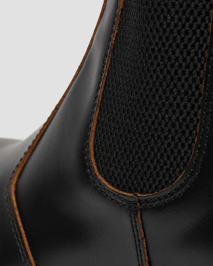 Dr Martens 2976 Vintage Made In England Chelsea Naisten Originals Boots Mustat  Suomi |  5709GFJVC