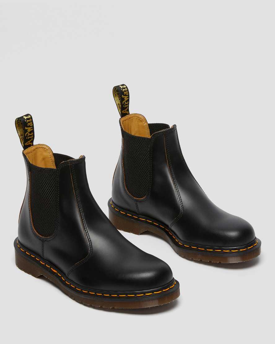 Dr Martens 2976 Vintage Made In England Chelsea Miesten Nilkkurit Mustat  Suomi |  6735JDKXH