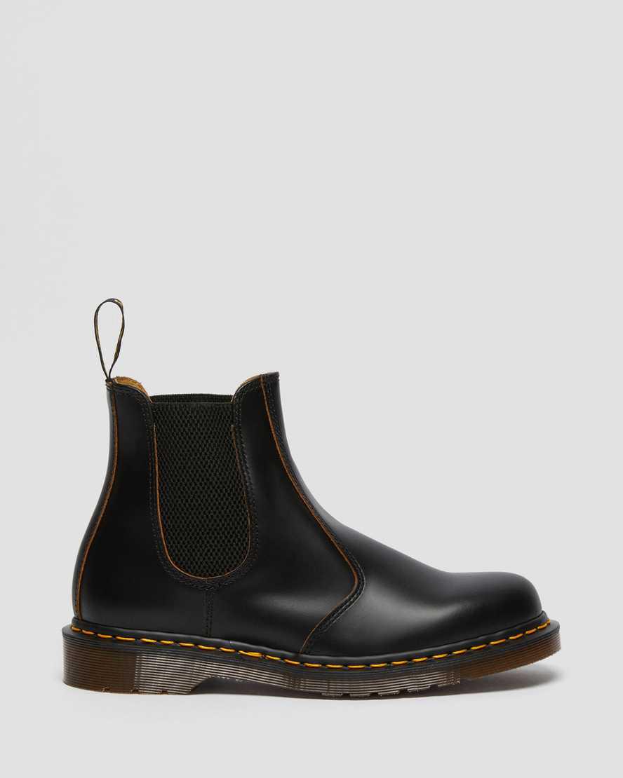 Dr Martens 2976 Vintage Made In England Chelsea Miesten Nilkkurit Mustat  Suomi |  6735JDKXH