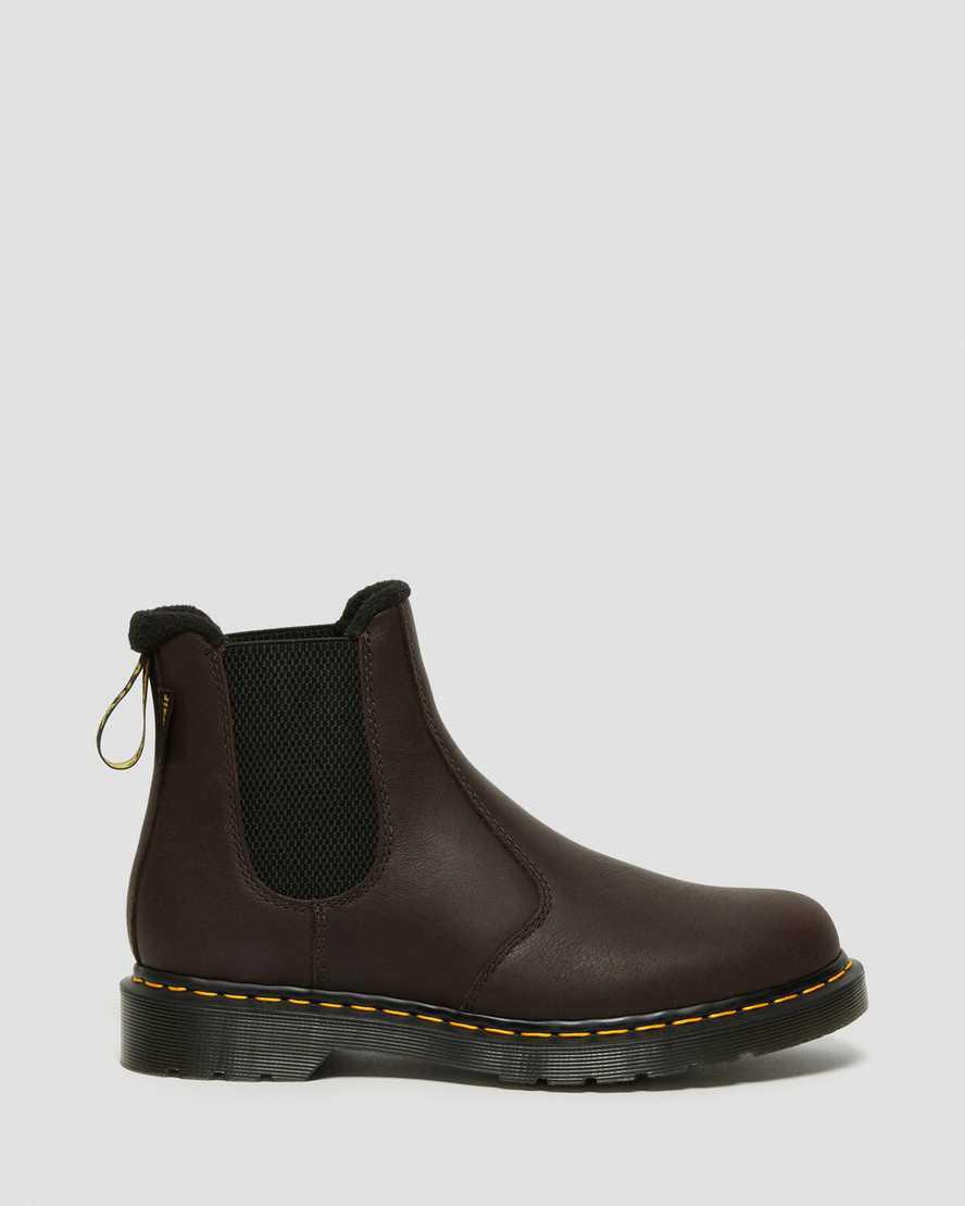 Dr Martens 2976 Warmwair Leather Chelsea Miesten Talvisaappaat Tummanruskea  Suomi |  1863VJQGH