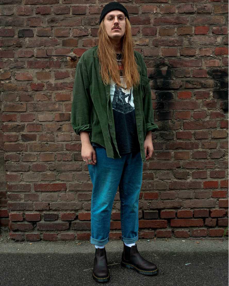 Dr Martens 2976 Wintergrip Chelsea Miesten Talvisaappaat Ruskea  Suomi |  8914OJSBU