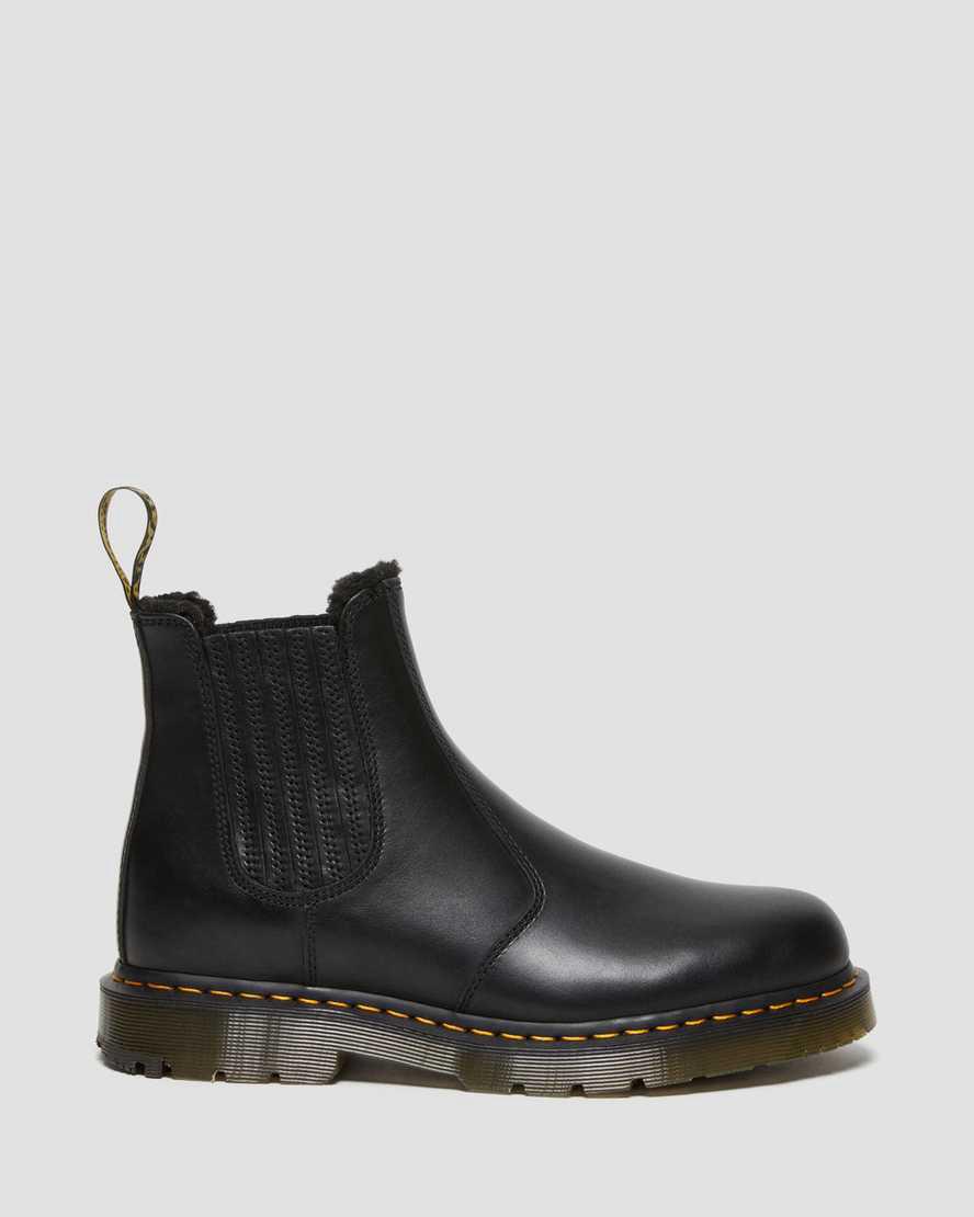 Dr Martens 2976 Wintergrip Leather Chelsea Naisten Nilkkurit Mustat  Suomi |  1835QSNDJ