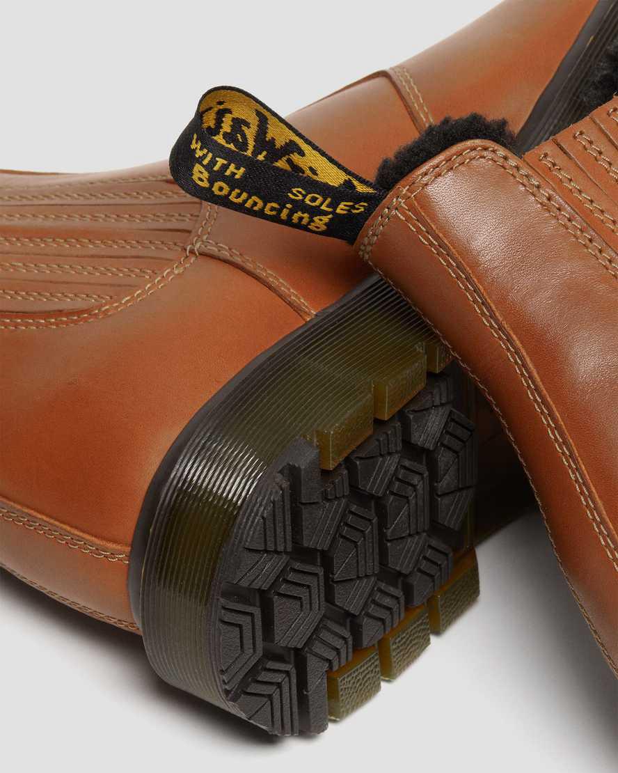 Dr Martens 2976 Wintergrip Leather Chelsea Miesten Nilkkurit Ruskea  Suomi |  5782IUJHE