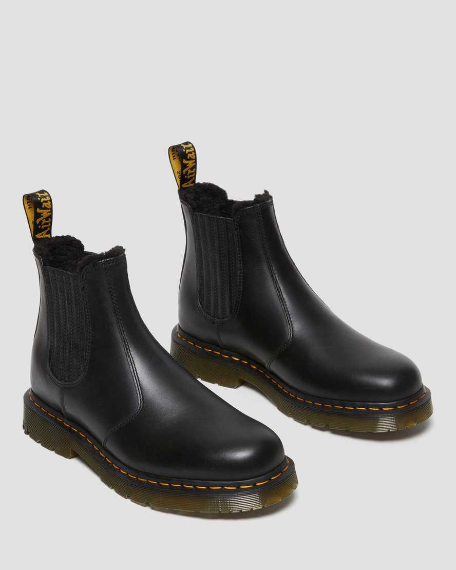 Dr Martens 2976 Wintergrip Leather Chelsea Miesten Talvisaappaat Mustat  Suomi |  7082GRNAC