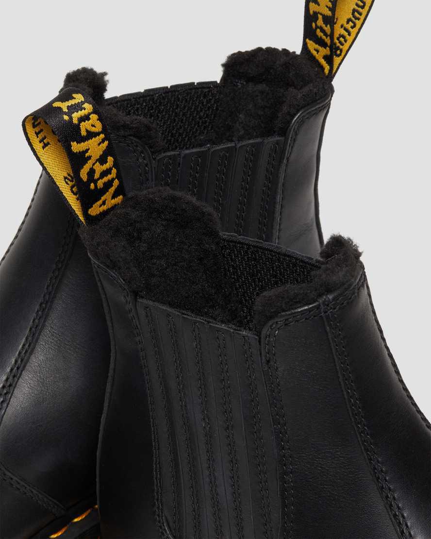 Dr Martens 2976 Wintergrip Leather Chelsea Miesten Talvisaappaat Mustat  Suomi |  7082GRNAC