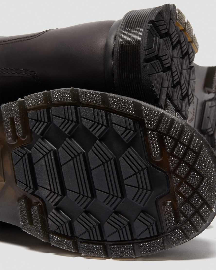Dr Martens 2976 Wintergrip Zip Chelsea Naisten Originals Boots Mustat  Suomi |  1965ZXOQK