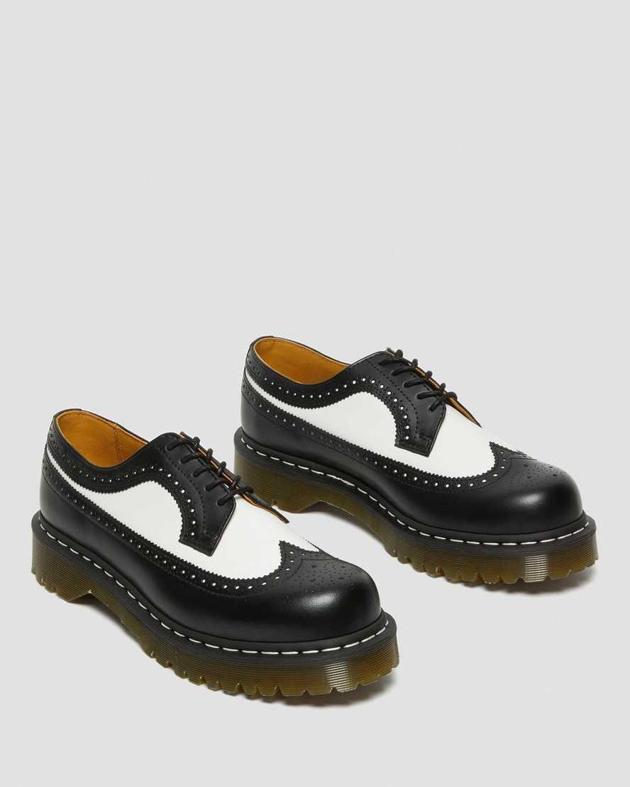 Dr Martens 3989 Bex Smooth Leather Brogue Miesten Oxford Kengät Mustat  Suomi |  3705OVACF