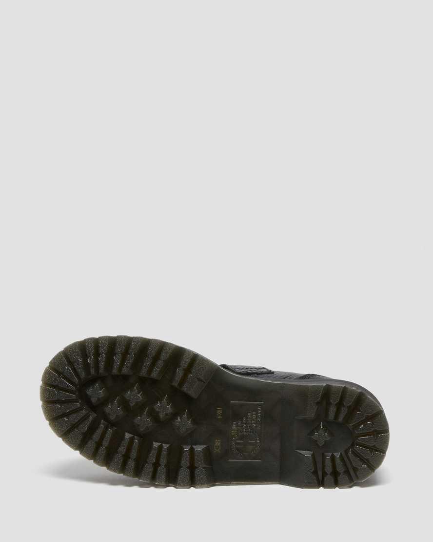 Dr Martens Addina Flower Buckle Leather Platform Naisten Mary Jane Kengät Mustat  Suomi |  6283AEXSD