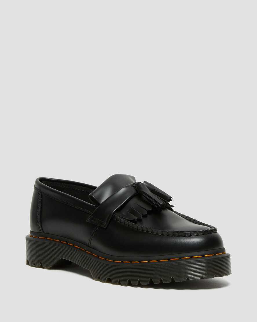 Dr Martens Adrian Bex Smooth Leather Tassel Miesten Loaferit Mustat  Suomi |  2960QPCTL