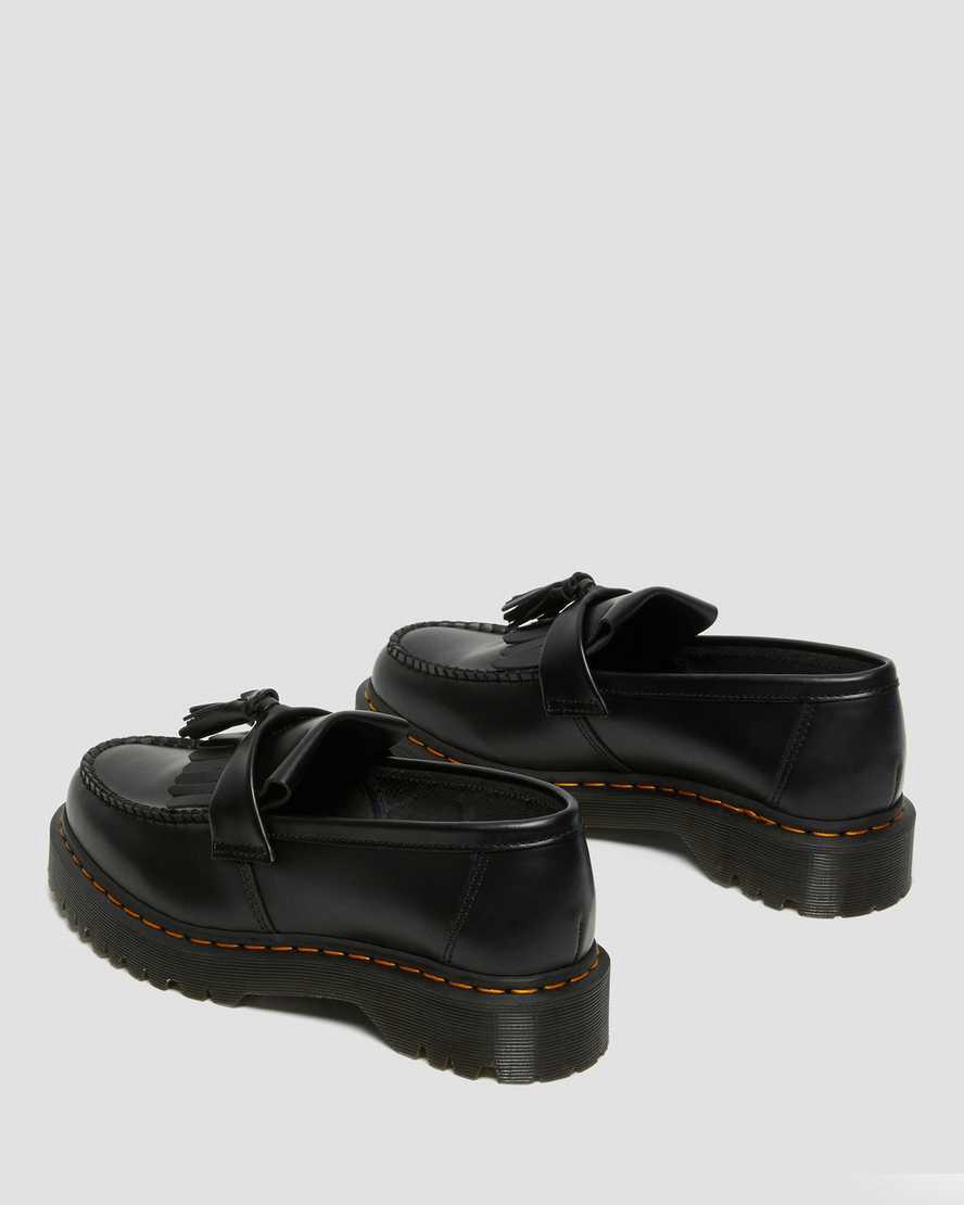 Dr Martens Adrian Bex Smooth Leather Tassel Naisten Loaferit Mustat  Suomi |  3124TQKUY