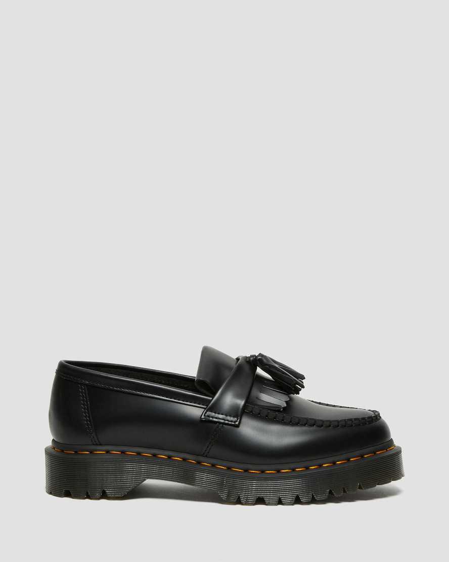 Dr Martens Adrian Bex Smooth Leather Tassel Naisten Loaferit Mustat  Suomi |  3124TQKUY