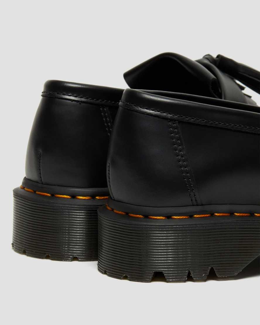 Dr Martens Adrian Bex Smooth Leather Tassel Naisten Loaferit Mustat  Suomi |  3124TQKUY