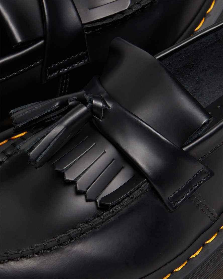 Dr Martens Adrian Leather Tassel Loafers Naisten Platform Kengät Mustat  Suomi |  2417JZQNW