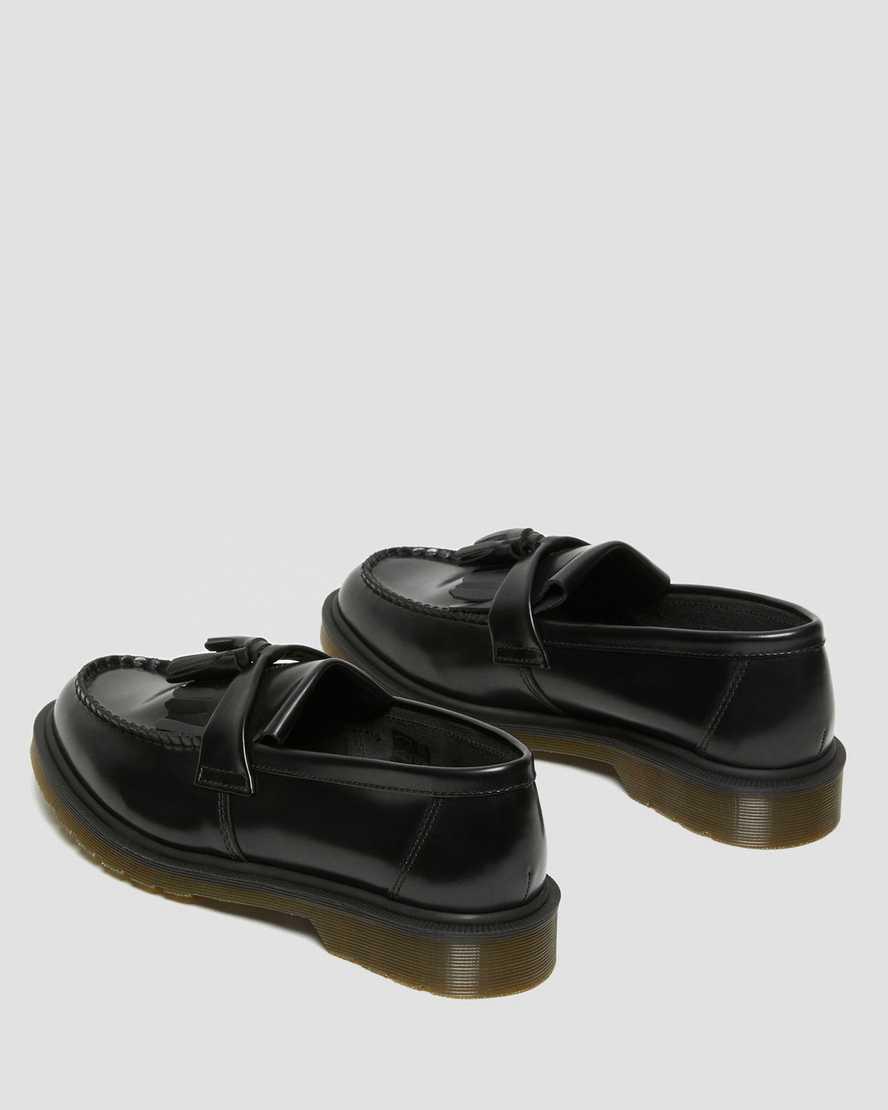 Dr Martens Adrian Smooth Leather Tassel Miesten Loaferit Mustat  Suomi |  1378CQWKF