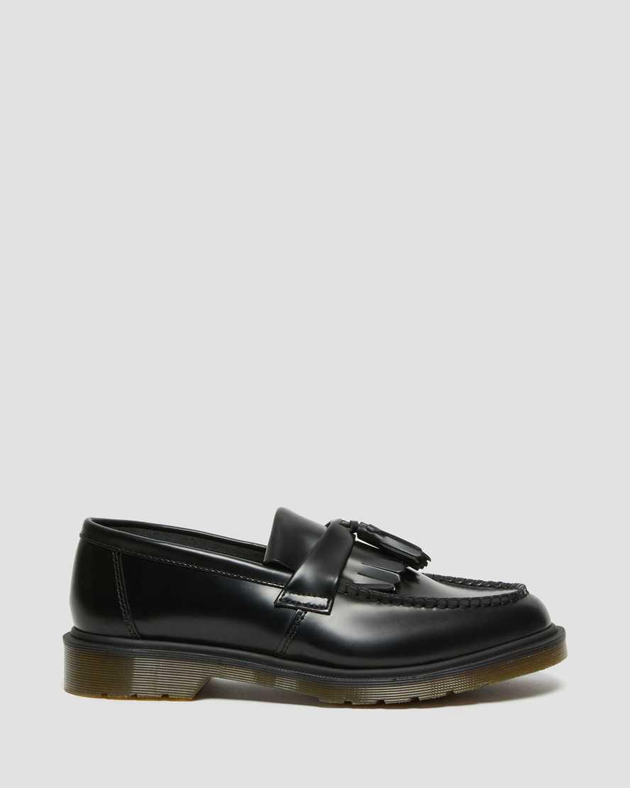Dr Martens Adrian Smooth Leather Tassel Miesten Loaferit Mustat  Suomi |  1378CQWKF