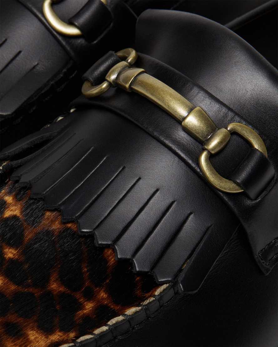 Dr Martens Adrian Snaffle Hair On Naisten Loaferit Mustat  Suomi |  1850GOYTS